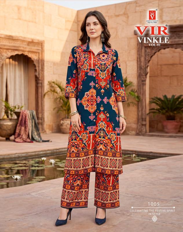 Taniksh vinkle vol 1 coord set wholesale work clothes